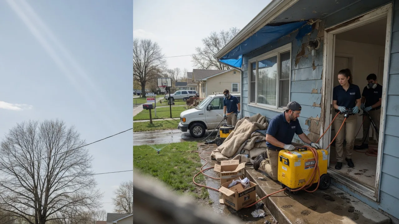 Basement Flood Cleanup in West Union, OH near me